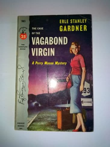 Pocket Book: THE CASE OF THE VAGABOUND VIRGIN (Paperback) by Erle Stanley Gardner.