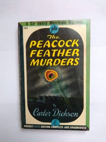 Pocket Book: THE PEACOCK FEATHER MURDERS by Carter Dickson (Paperback)