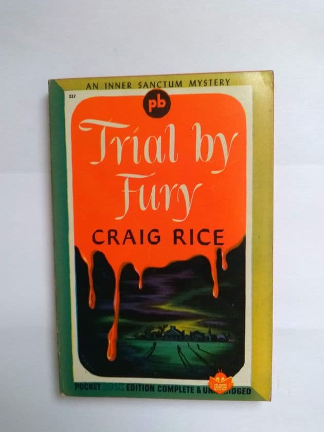 POCKET BOOK: TRIAL BY FURY BY CRAIG RICE (PAPERBACK)