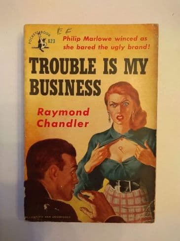 POCKET BOOK : TROUBLE IS MY BUSINESS by Raymond Chandler (Paperback)