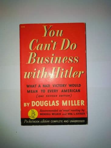 Pocket Book: You Can't do Business with Hitler (Paperback) by Douglas Miller