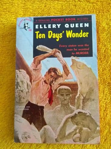 POCKET BOOK. TEN DAYS' WONDER BY ELLERY QUEEN. (NO 740) (PAPERBACK)