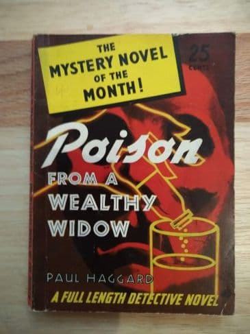 POISON FROM A WEALTHY WIDOW by Paul HAGGARD  (Paperback )
