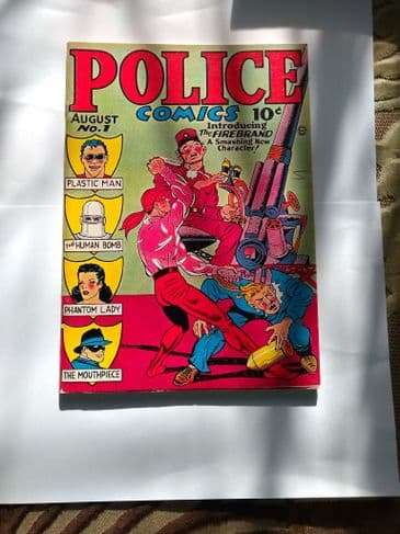 POLICE COMICS 1970'S REPRINT OF POLICE COMICS 1
