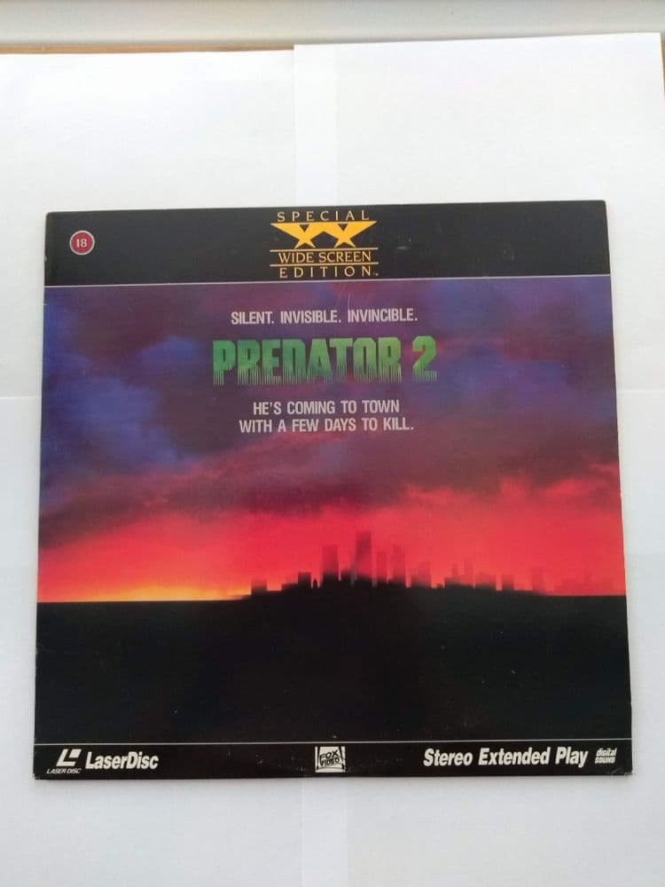 PREDATOR 2 LASER DISC