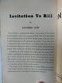 PRIZE MYSTERY NOVELS: INVITATION TO KILL by Gardner Low  (NO 17 )  (Paperback )