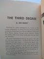 PRIZE MYSTERY NOVELS: THE THIRD DEGREE by Joe Barry (Paperback)