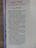 RED FIRE ON THE LOST PLANET BY ANGUS MACVICAR  (HARDBACK)