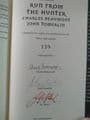 RUN FROM THE HUNTER by Charles BEAUMONT (Signed Limited Edition) (Hardcover)