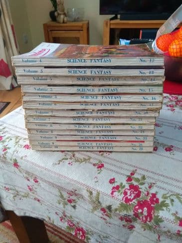 SCIENCE FANTASY MAGAZINE. (BUNDLE) (13 COPIES) (PAPERBACK)