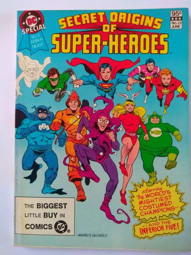 SECRET ORIGINS OF SUPER-HEROES DC SPECIAL VOL 3 NO 22 Paperback