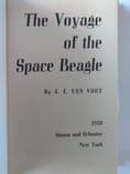 SIMON & SCHUSTER.  THE VOYAGE OF THE SPACE BEAGLE BY A E VAN VOGT (SIGNED, HARDBACK)