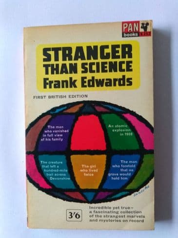 STRANGER THAN SCIENCE BY FRANK EDWARDS. (PAPERBACK)