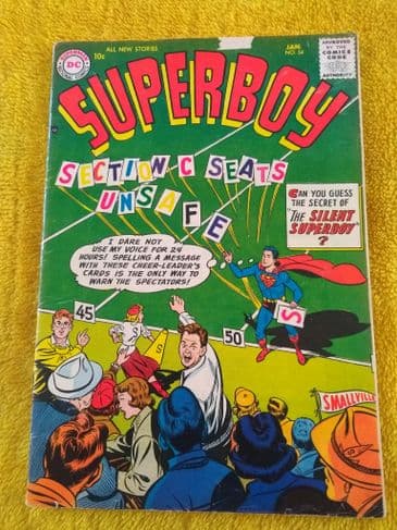 SUPERBOY  NO 54 January 1957 (CGC  4.5)