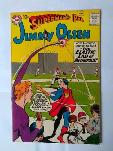 SUPERMAN'S PAL JIMMY OLSEN NO 37 June 1959 (PGX FINE + 6.5)