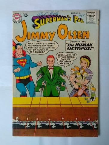 SUPERMAN'S PAL JIMMY OLSEN NO 41 DEC 1959 (PGX FINE 6.00