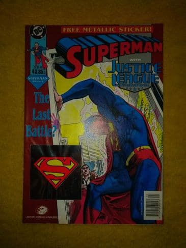 SUPERMAN WITH JUSTICE LEAGUE INTERNATIONAL NO 43