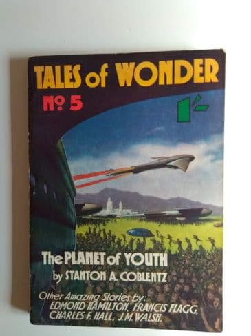 TALES OF WONDER NO 5 WINTER 1938 (Arthur C Clarkes first article)