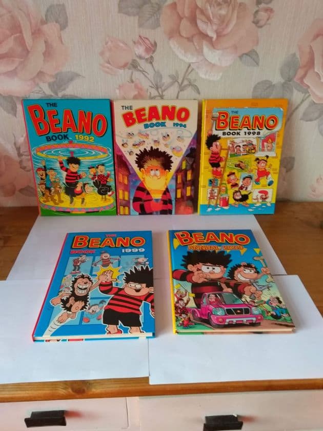 The Beano Book 1992,94,98,99,2009 (Hardback) Bundle 3
