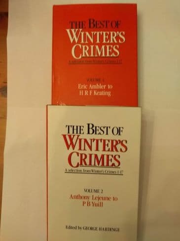 THE BEST OF WINTER'S CRIME'S VOL 1 & 2 edited by George Hardinge (Hardcover)