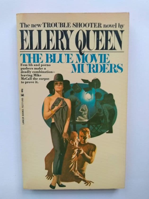 THE BLUE MOVIE MURDERS by Ellery Queen (Paperback)