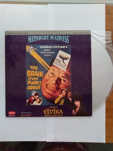 THE BRAIN FROM PLANET AROUS (LASER DISC)