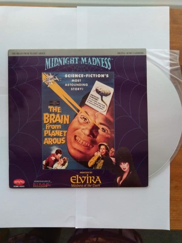 THE BRAIN FROM PLANET AROUS (LASER DISC)
