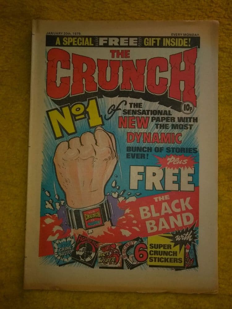 THE CRUNCH NO 1 JAN 20TH 1979 No FREE GIFT