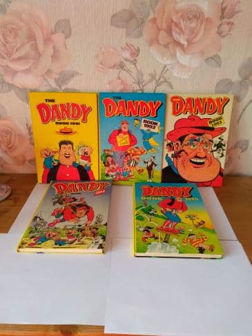 The Dandy Book 1991,92,93,94,95. (Hardback) Bundle 3.