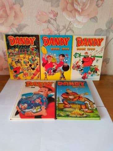 The Dandy Book 1997,98,99, 2005,2008 (Hardback) Bundle 4