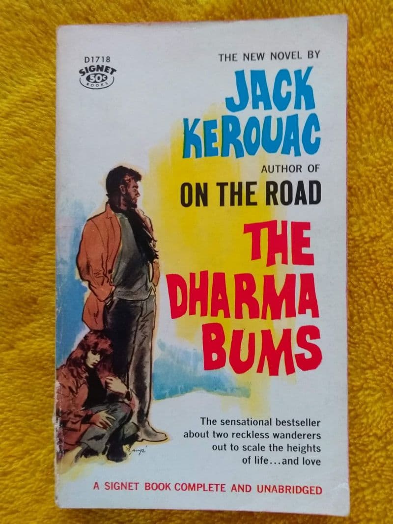 THE DHARMA BUMS BY JACK  KEROUAC.  (NO D1718)  (PAPERBACK)