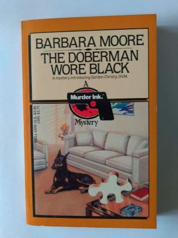 THE DOBERMAN WORE BLACK BY BARBARA MOORE (PAPERBACK)