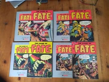 THE HAND OF FATE VOL 1,2,3.4 SLIP CASED, HARDBACK,PRE CODE CLASSICS