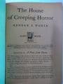 THE HOUSE OF CREEPING HORROR by George F Worts   (Paperback )