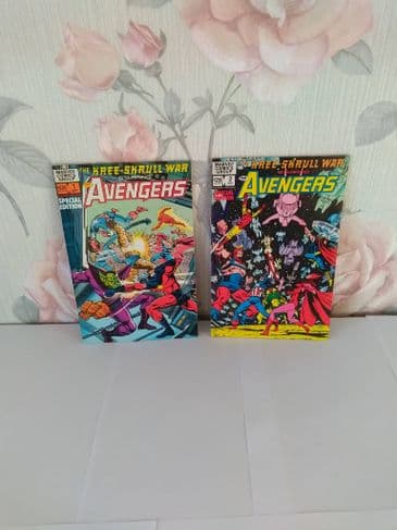 The Kree Skrull War starring the Avengers Vol 1 no 1 & 2 1983