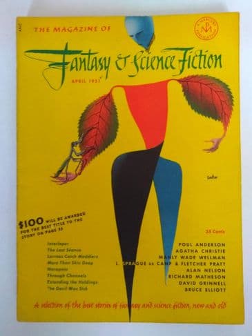 THE MAGAZINE OF FANTASY & SCIENCE FICTION (VOL 2 NO 2) (April 1951)  (Paperback)