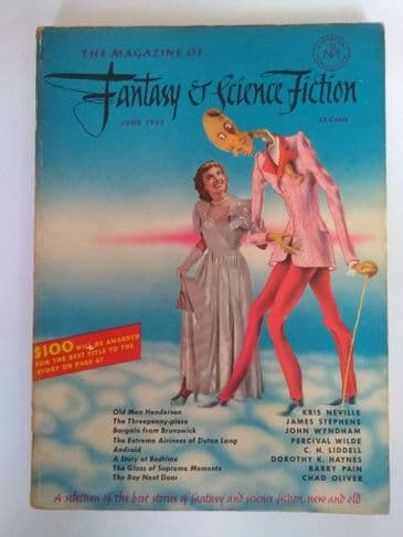 THE MAGAZINE OF FANTASY & SCIENCE FICTION (VOL 2 NO 3) (June 1951)  (Paperback)