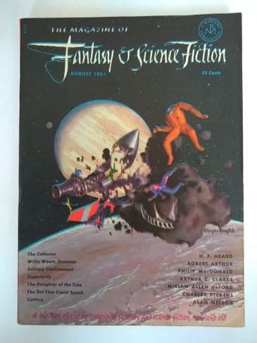 THE MAGAZINE OF FANTASY & SCIENCE FICTION (VOL 2 NO 4) (August 1951) (Paperback)