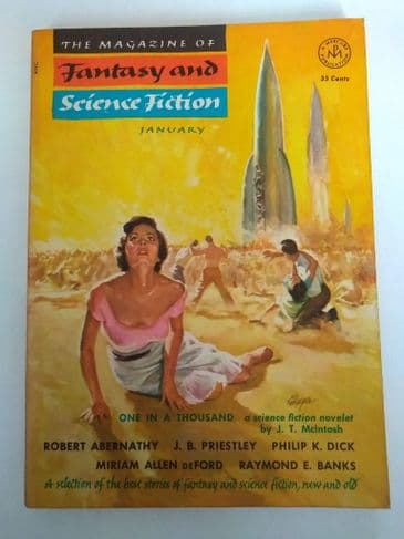 THE MAGAZINE OF FANTASY & SCIENCE FICTION (VOL 6 NO 1 ) (Paperback)