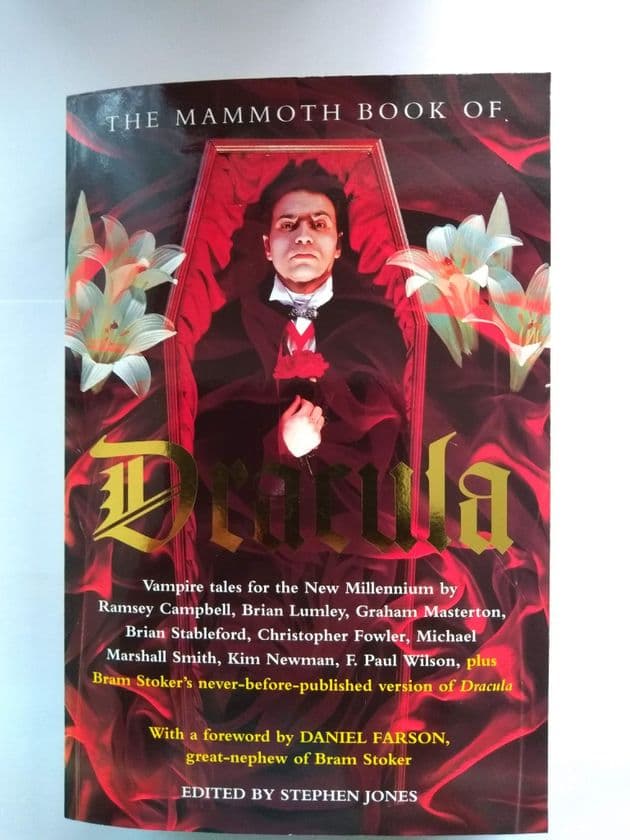 THE MAMMOTH BOOK OF DRACULA edited by Stephen Jones (Signed Paperback)