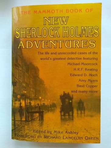 THE MAMMOTH BOOK OF NEW SHERLOCK HOLMES ADVENTURES EDITED BY M. ASHLEY(SIGNED P/BACK)