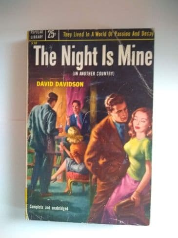 THE NIGHT IS MINE by David Davidson (No.510) (Paperback)