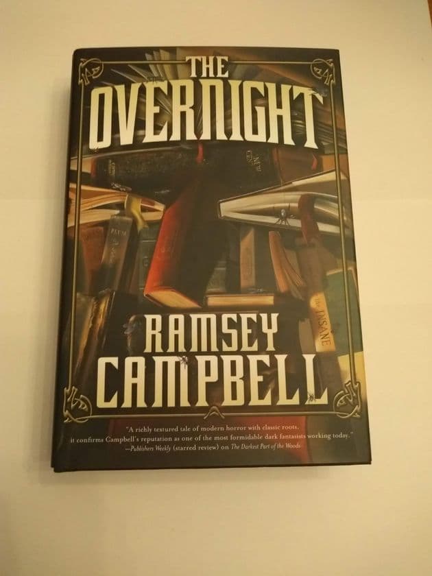 THE OVERNIGHT BY RAMSEY CAMPBELL HARDBACK