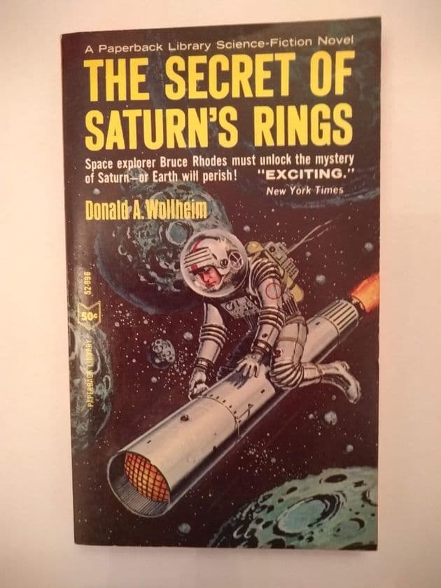 THE SECRET OF SATURN'S RINGS by Donald A WOLLHEIM (52-966) (Paperback)