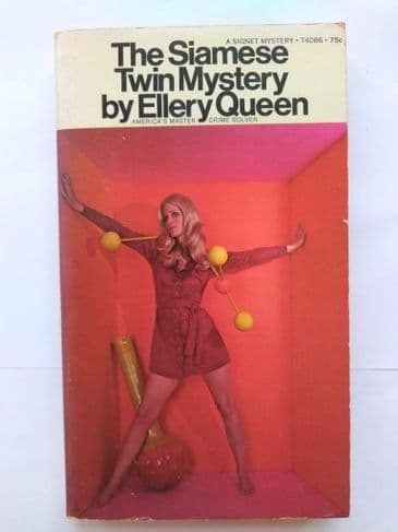 THE SIAMESE TWIN MYSTERY by Ellery Queen (T-4086) (Paperback)