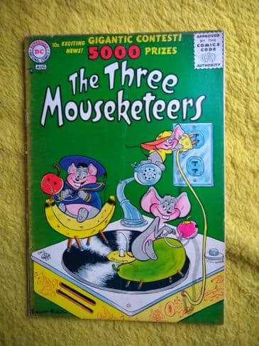 THE THREE MOUSEKETEERS NO 3 August 1956.