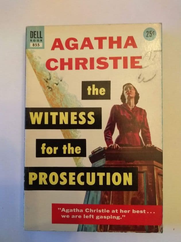 THE WITNESS FOR THE PROSECUTION by Agatha Christie (No.855) (Paperback)