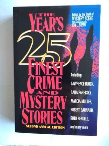 THE YEARS 25 FINEST CRIME & MYSTERY STORIES 2ND ANNUAL EDITION HARDBACK