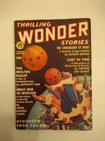 THRILLING WONDER STORIES VOL 9 NO 3 June 1937