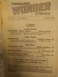 THRILLING WONDER STORIES. VOL 1 NO 7  NOV 1952  (UK EDITION)